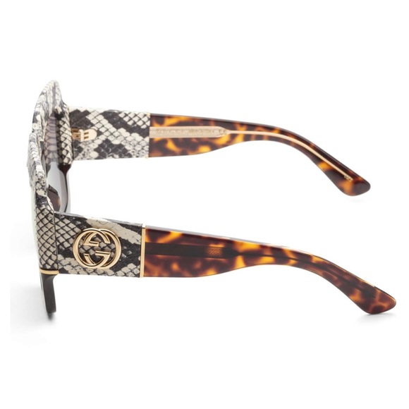 Gucci Havana Sunglasses with pink mirror lens NWT - Picture 10 of 13